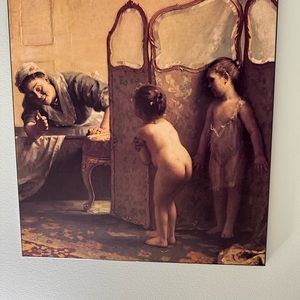 MDF dry mounted Paul Peel prints